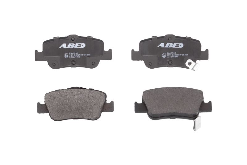 Kit 4 Pastiglie Freno Posteriori Compatibile Per Toyota Auris (E15) dal 2006-2012 BIBA-RICAMBI