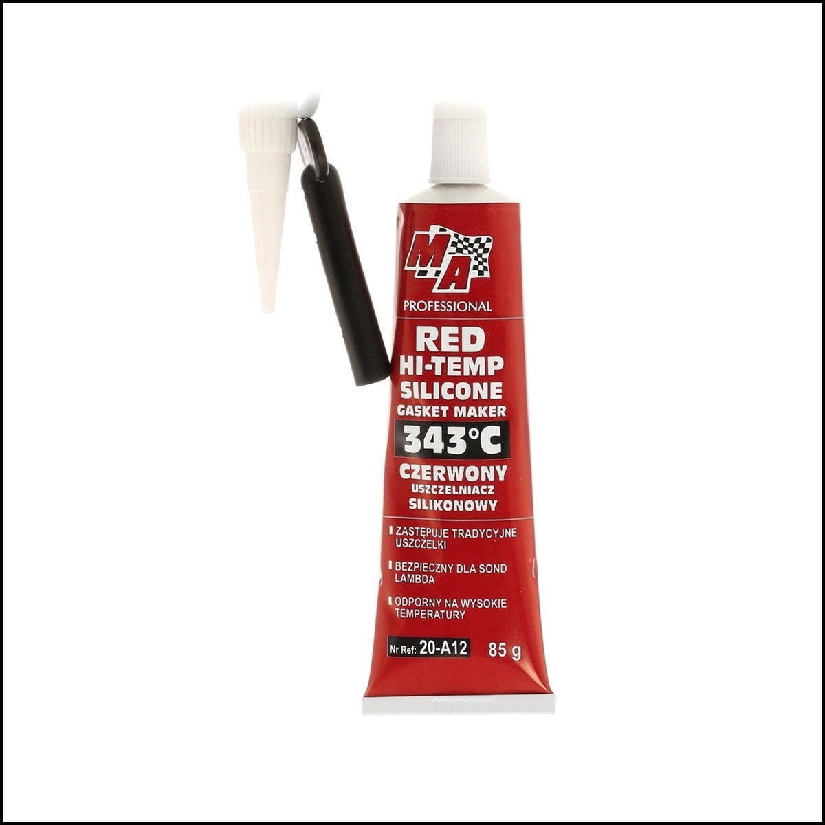 PASTA SILICONICA ROSSA SILICONE PER GUARNIZIONI AUTO MOTO 343°C BIBA-RICAMBI