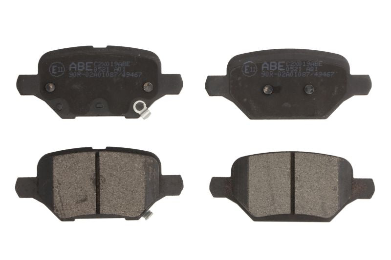 Kit 4 Pastiglie Freno Posteriori Compatibile Per Opel Mokka X Dal 2012> BIBA-RICAMBI