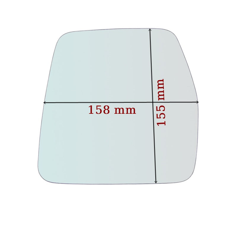 Vetro Specchio Retrovisore Lato DX-Passeggero Per Fiat Scudo I dal 1996-2006