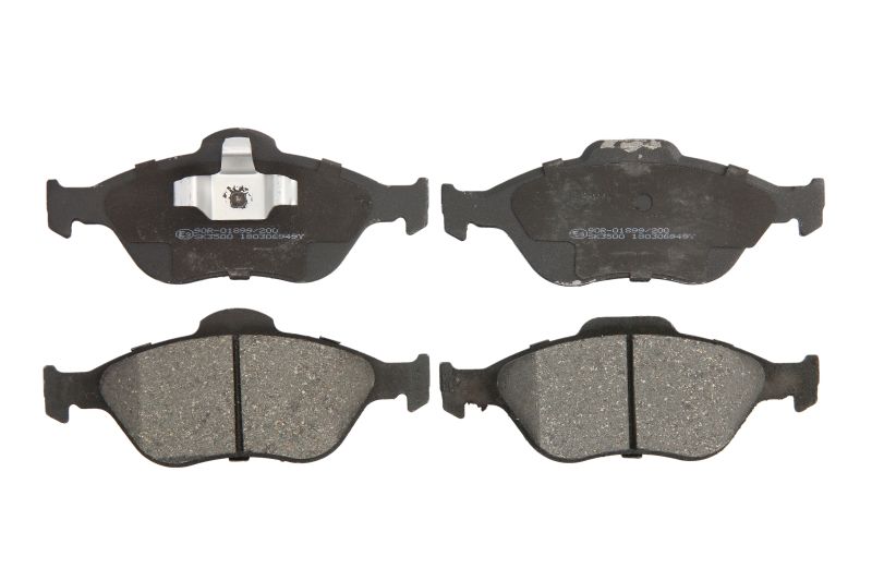 Kit 4 Pastiglie Freno Anteriori Compatibile Per Ford Fiesta V dal 2001-2010 BIBA-RICAMBI
