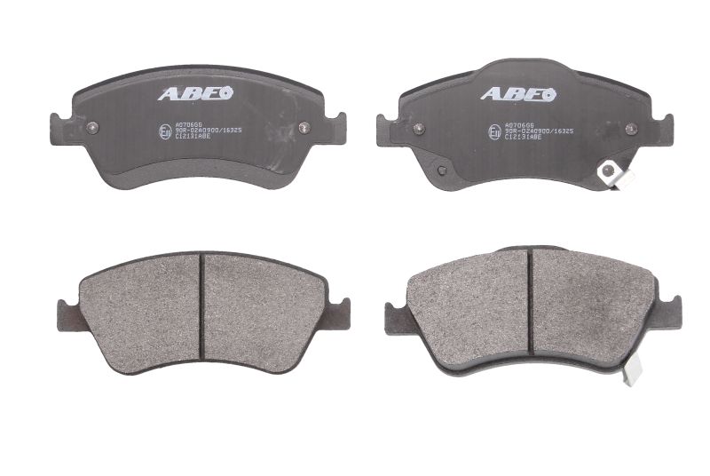 Kit 4 Pastiglie Freno Anteriori Compatibile Per Toyota Auris (E15) dal 2007-2012 BIBA-RICAMBI