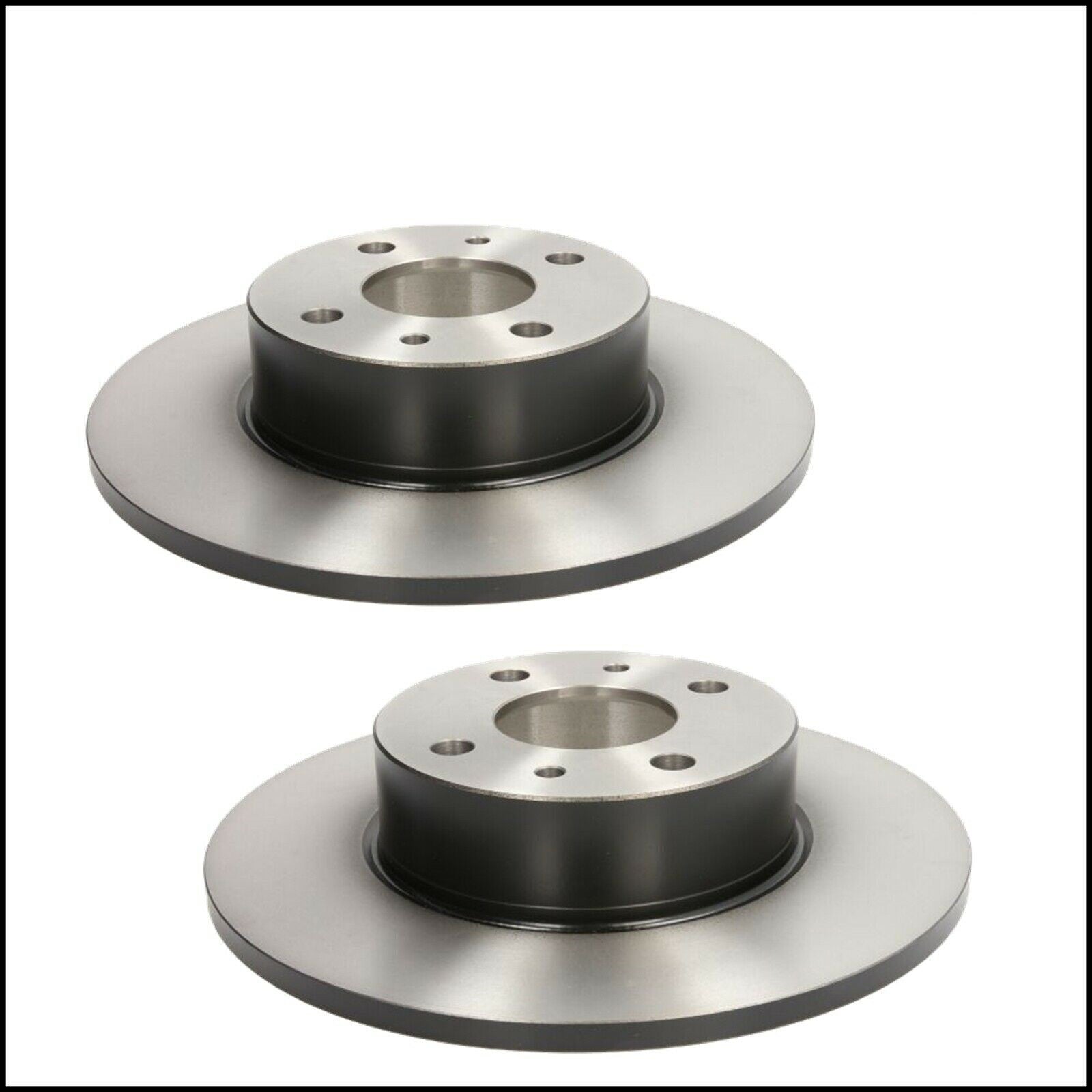 Coppia Dischi Freno Posteriori Diametro Ø 251 Per Alfa Romeo 164 (164_) 1987-1998 BIBA-RICAMBI