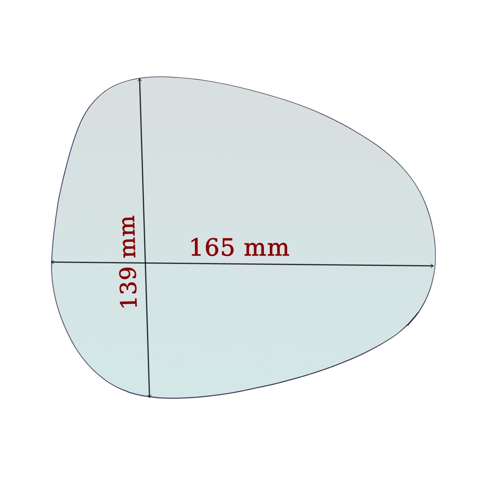 Specchio Retrovisore Lato DX-Passeggero Per Lancia Ypsilon SOLO 2009-2011