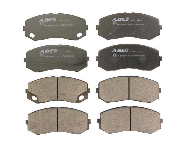 Kit 4 Pastiglie Freno Anteriori Compatibile Per Mitsubishi Canter VII (FE) dal 2006> BIBA-RICAMBI