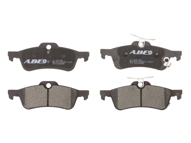 Kit 4 Pastiglie Freno Posteriori Compatibile Per Toyota Yaris (P13) dal 2010> BIBA-RICAMBI