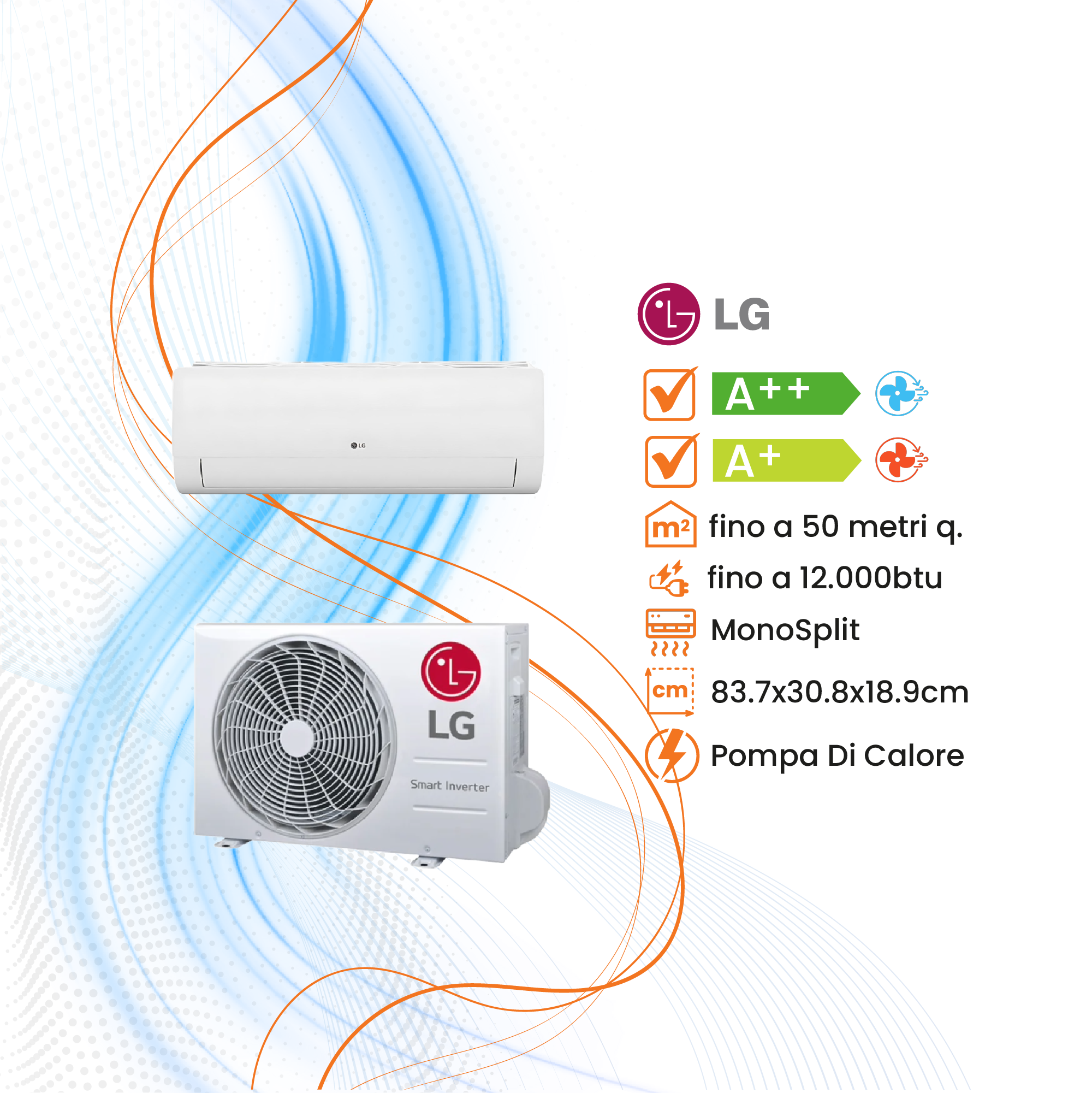 Climatizzatore LG Winner Inverter R-32