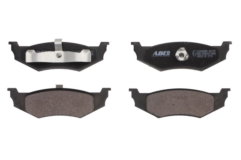 Kit 4 Pastiglie Freno Posteriori Compatibile Per Dodge Stratus Dal 1995> BIBA-RICAMBI