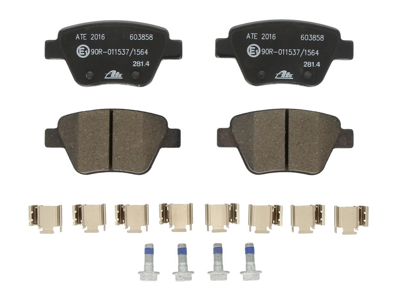 Kit 4 Pastiglie Freno Marca ATE Codice | 13.0460-3858.2 BIBA-RICAMBI