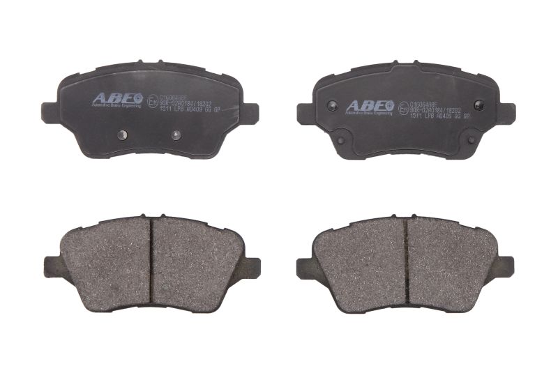 Kit 4 Pastiglie Freno Anteriori Compatibile Per Ford Tourneo Courier B460 MPV dal 2014> BIBA-RICAMBI