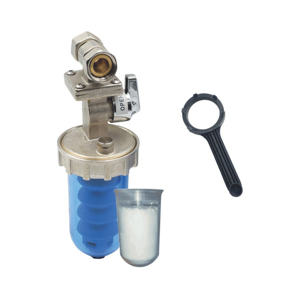 DOSATORE PROPORZIONALE DI POLIFOSFATI IN POLVERE CON BY-PASS FERRARI DOSAFER 1/2"