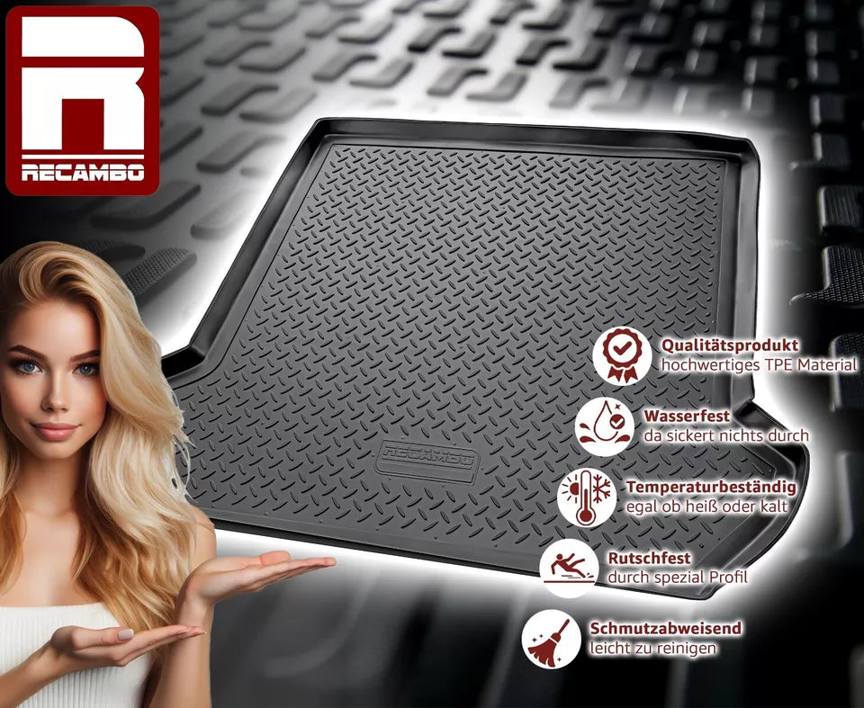 Vasca Baule In Gomma Compatibile Per BMW X1 (E84) dal 2009-2015