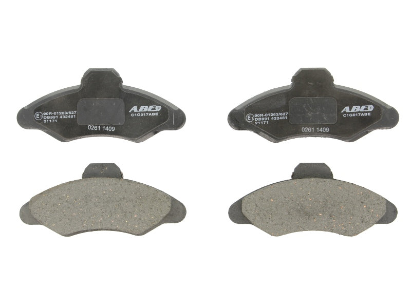 Kit 4 Pastiglie Freno Anteriori Compatibile Per Ford Escort VI (GAL) dal 1995-2001 BIBA-RICAMBI