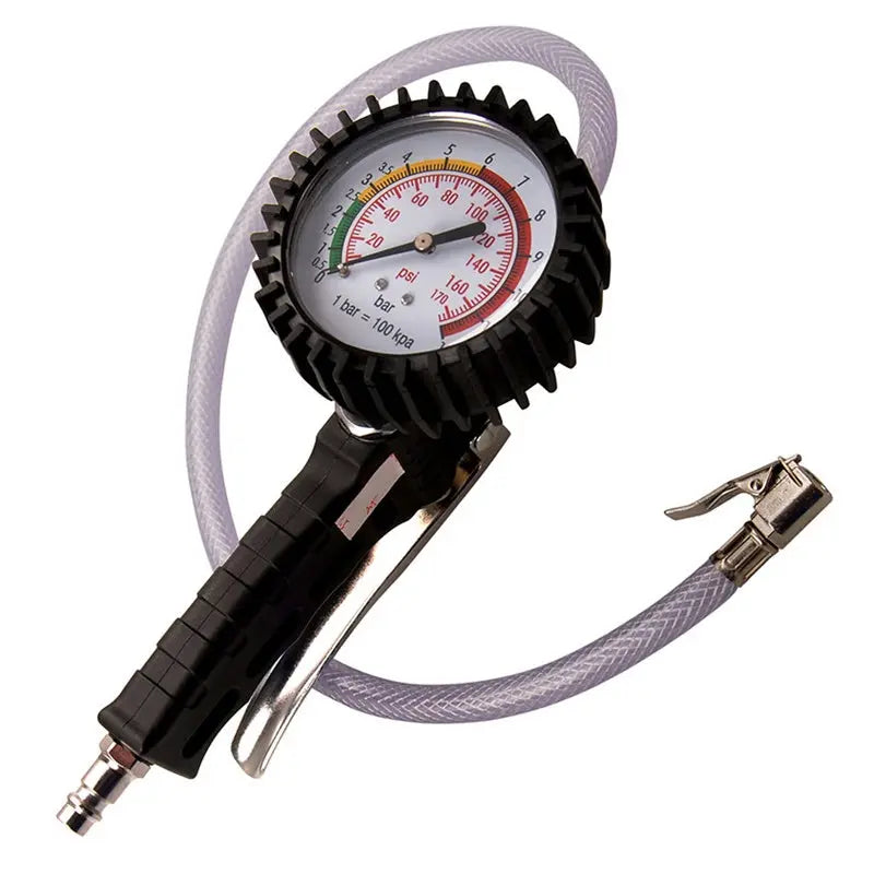 Pistola Di Gonfiaggio Pneumatica Con Indicatore 0-10 Bar Ø 80 mm Art.BGS3242 - BIBA-RICAMBI