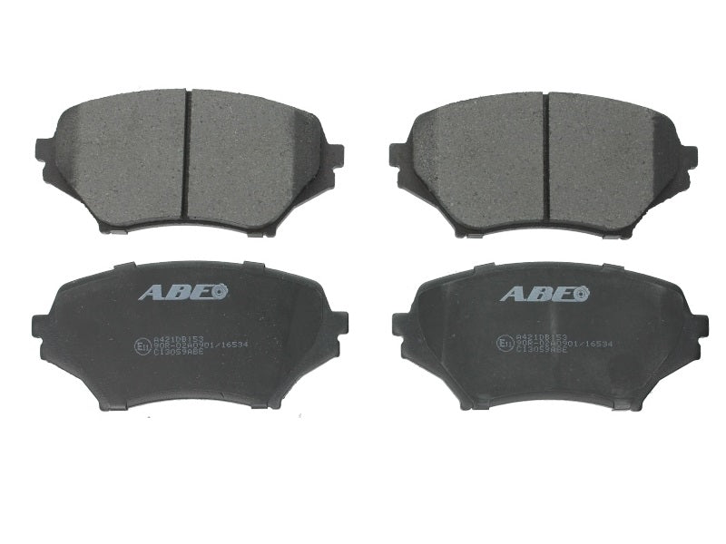 Kit 4 Pastiglie Freno Anteriori Compatibile Per Mazda MX-5 III (NC) Dal 2005-2014 BIBA-RICAMBI