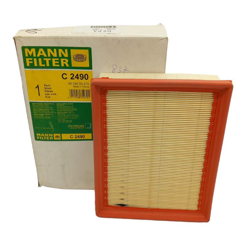 Filtro Aria Motore Mann Filter Codice.C2490 BIBA-RICAMBI