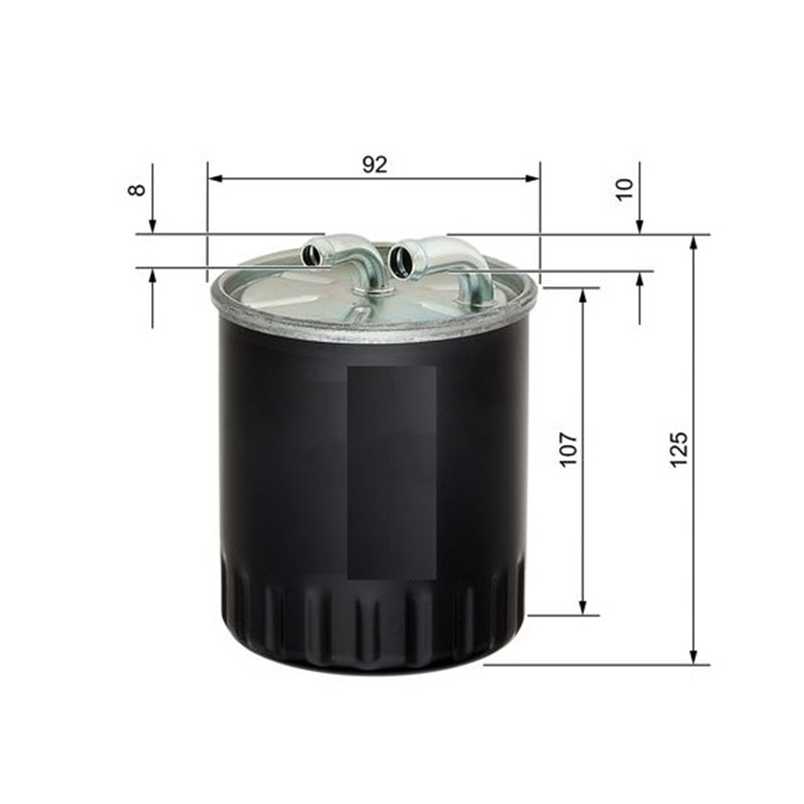 A. Filtro Carburante Gasolio art.8509 BIBA-RICAMBI