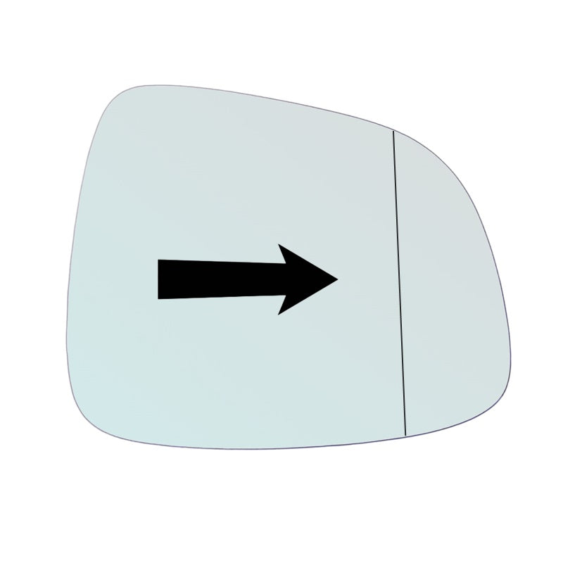 Vetro Specchio Asferico Lato DX-Passeggero Compatibile Per Fiat Sedici dal 2006-2011
