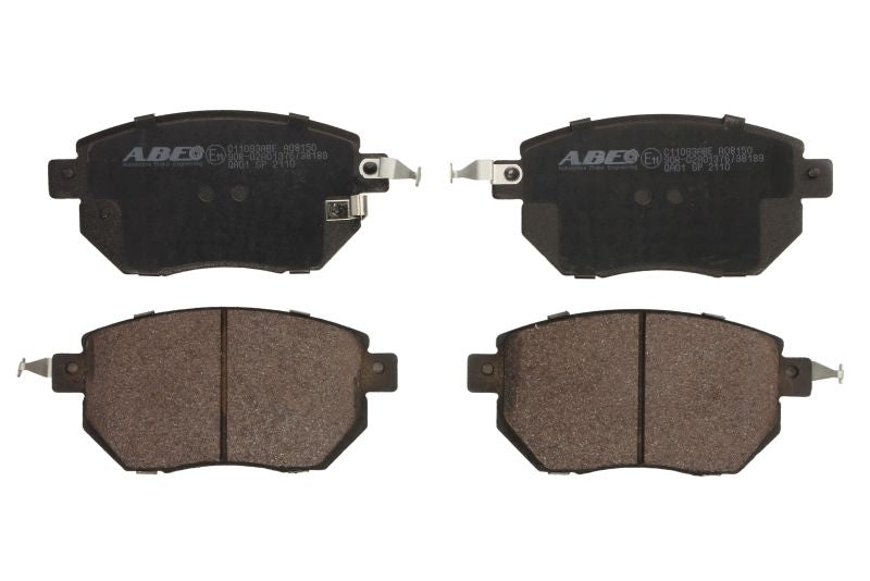 Kit 4 Pastiglie Freno Anteriori Compatibile Per Infiniti FX Dal 2003> BIBA-RICAMBI