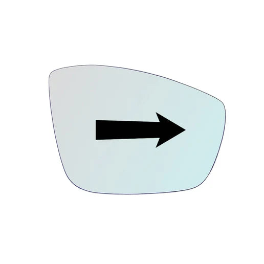 Vetro Specchio Retrovisore Lato DX Per Opel Corsa F dal 2018>