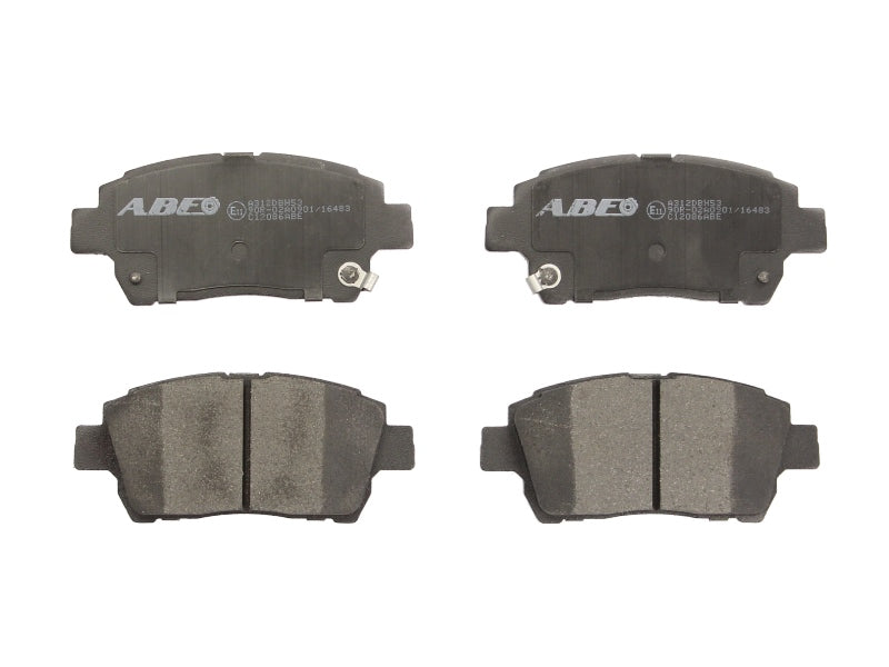 Kit 4 Pastiglie Freno Anteriori Compatibile Per Toyota Corolla (E12) dal 2001> BIBA-RICAMBI
