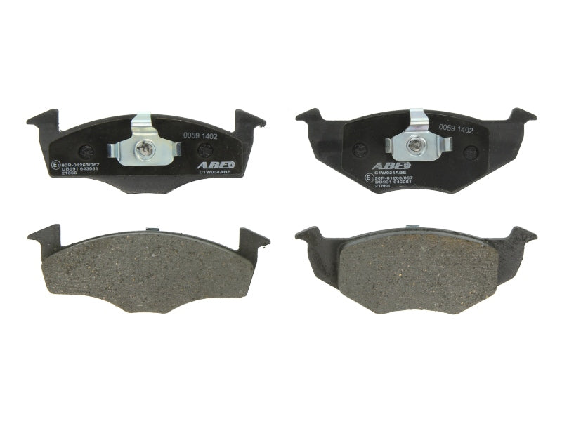 Kit 4 Pastiglie Freno Anteriori Compatibile Per VW Polo Variant (6V5) dal 1997-2001 BIBA-RICAMBI