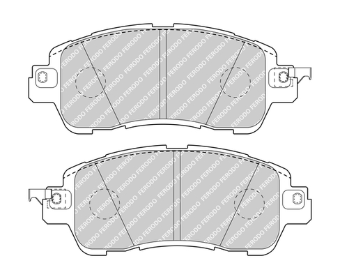 Kit 2 Pastiglie Freno Moto Marca Ferodo Codice | FDB5015 BIBA-RICAMBI