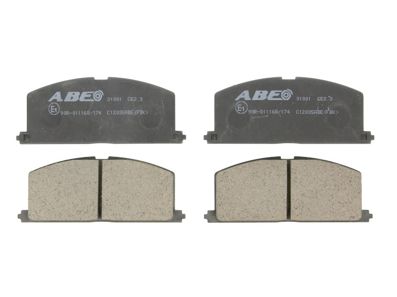 Kit 4 Pastiglie Freno Anteriori Compatibile Per Toyota Paseo Dal 1996-1998 BIBA-RICAMBI