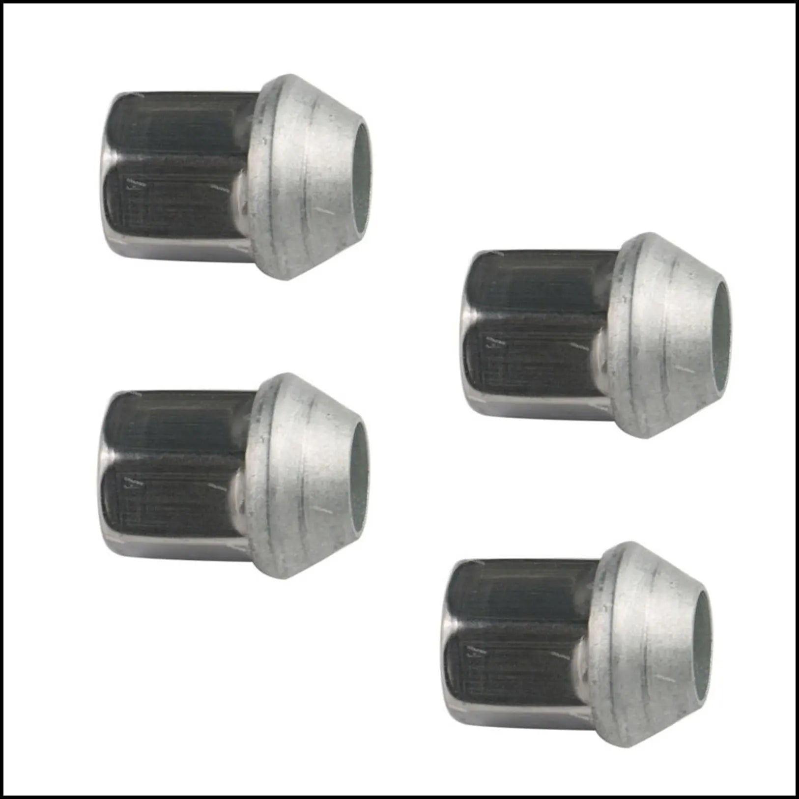 Kit 4 Dadi 21 Ruota Cerchi in Lega Adattabile Land Rover Esagono 21 mm BIBA-RICAMBI