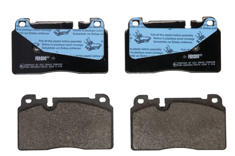 Kit 4 Pastiglie Freno Marca Ferodo Codice | FDB4908 BIBA-RICAMBI