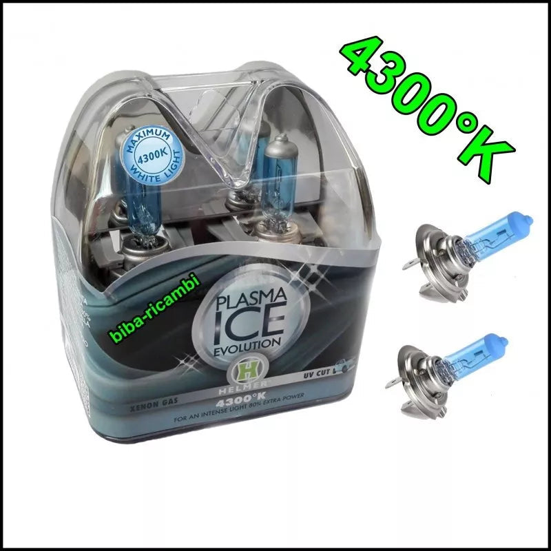 Lampadine H7 24V 70W Helmer Plasma Ice Luce Evolution Super White HELMER