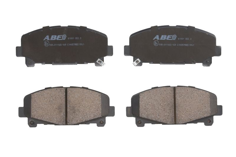 Kit 4 Pastiglie Freno Anteriori Compatibile Per Honda Accord VIII (CU) dal 2008> BIBA-RICAMBI