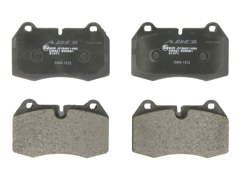 Kit 4 Pastiglie Freno Posteriori Compatibile Per Maserati GranSport dal 2004> BIBA-RICAMBI