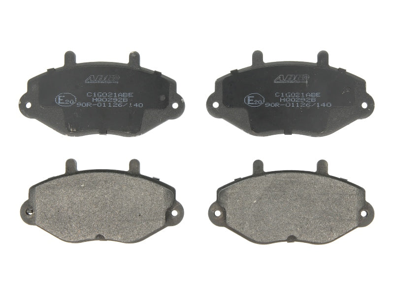 Kit 4 Pastiglie Freno Anteriori Compatibile Per Ford Transit (E_) Dal 1991-2000 BIBA-RICAMBI
