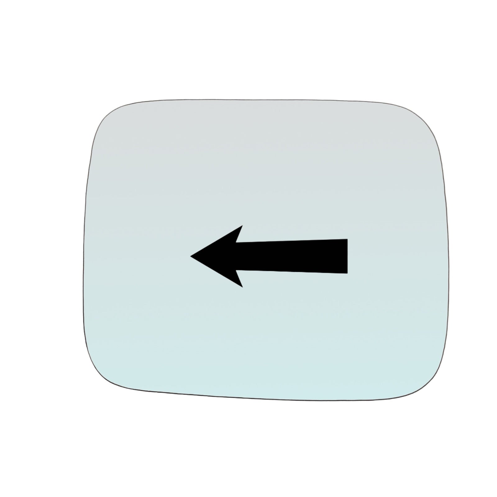 Vetro Specchio Asferico Lato SX-Guidatore Per Jeep Renegade (BU) dal 2014>...