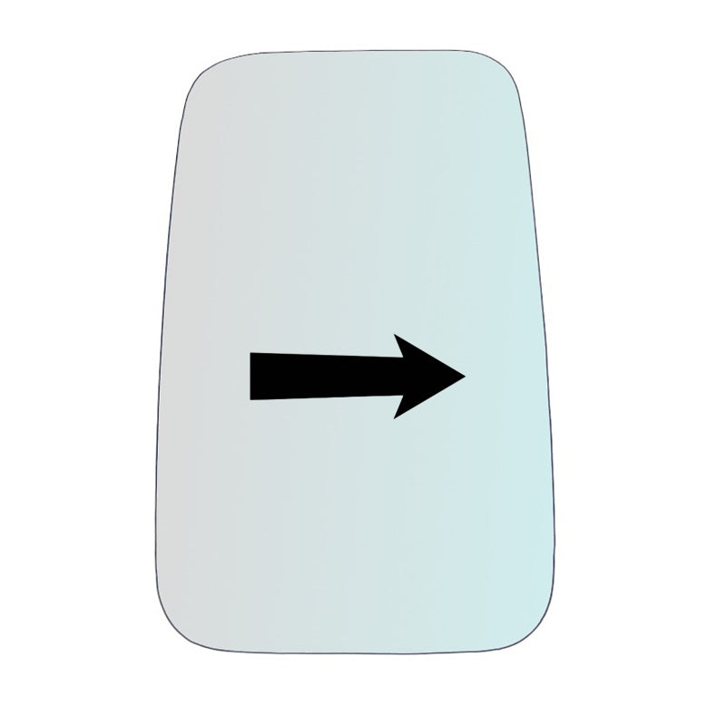 Vetro Specchio Retrovisore Lato DX-Passeggero UNIVERSALE Misure (287 x 168)