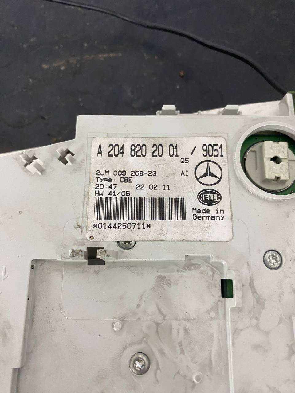Plafoniera / Luce interna abitacolo Mercedes-Benz Classe-C W204 C 220 CDI