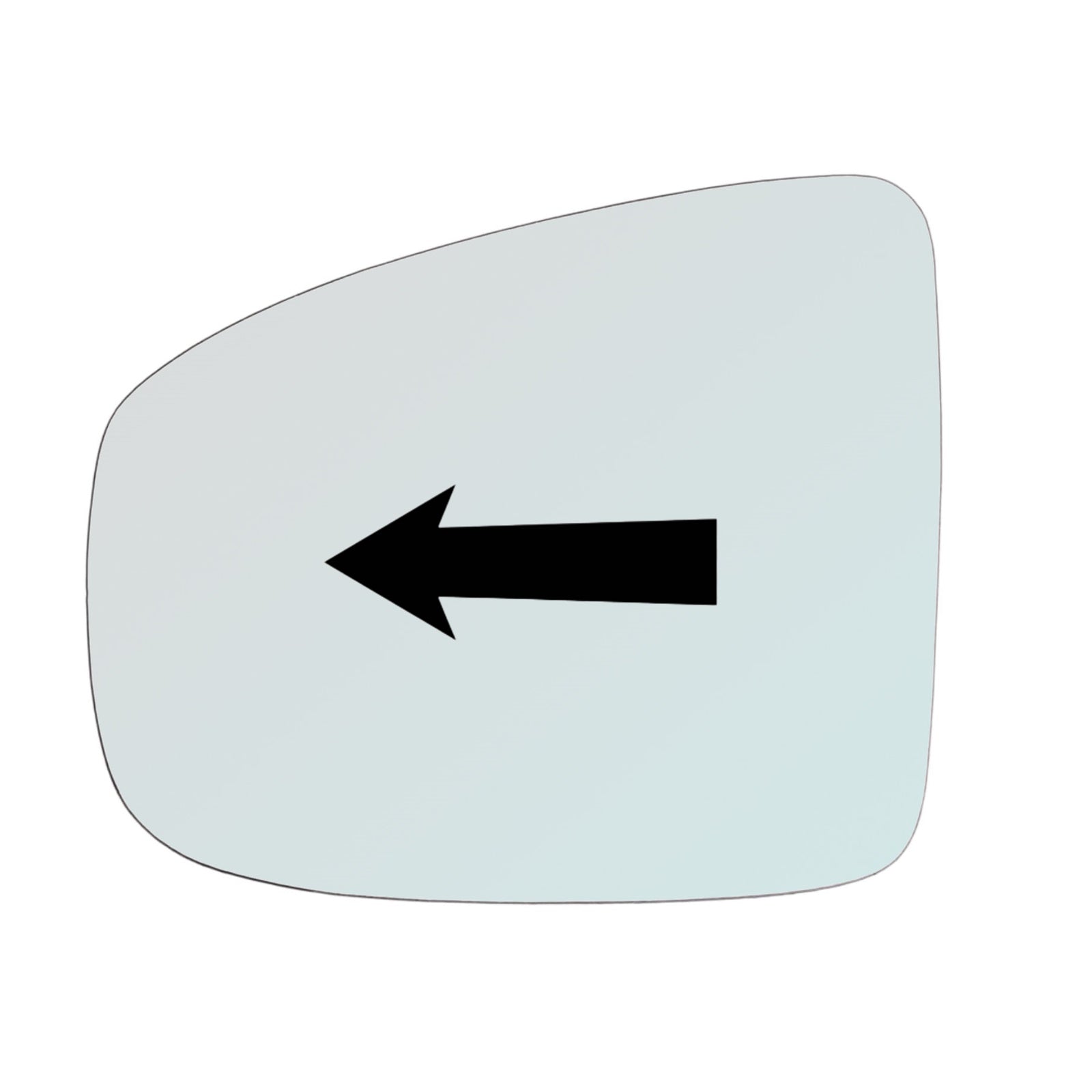 Vetro Specchio Lato SX-Guidatore Per Nissan Murano II (Z51) dal 2007-2014...