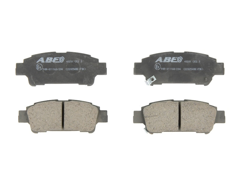 Kit 4 Pastiglie Freno Posteriori Compatibile Per Toyota Sienna dal 2004-2010 BIBA-RICAMBI
