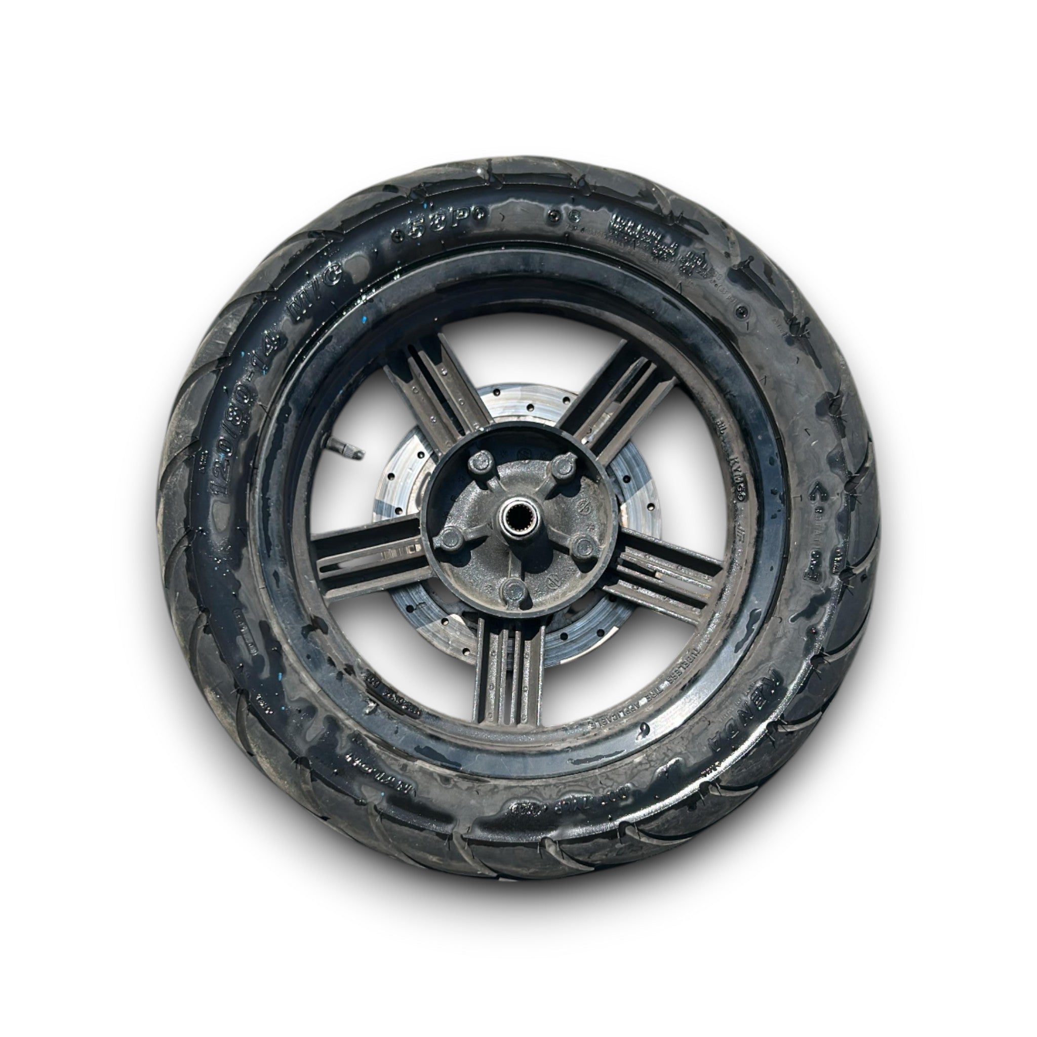 Cerchione anteriore Kymco Agility 125 (R16) (120 / 80 14) (2008 > 2012) - BIBA-RICAMBI