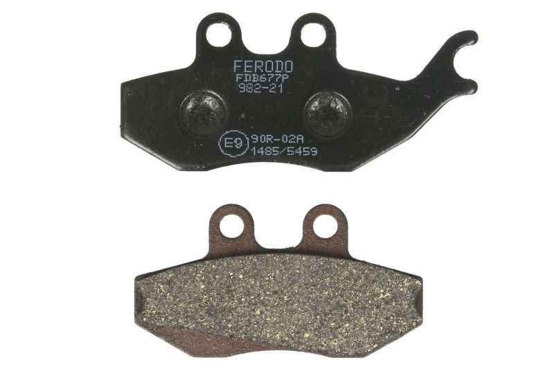 Kit 2 Pastiglie Freno Moto Marca Ferodo Codice | FDB677P BIBA-RICAMBI