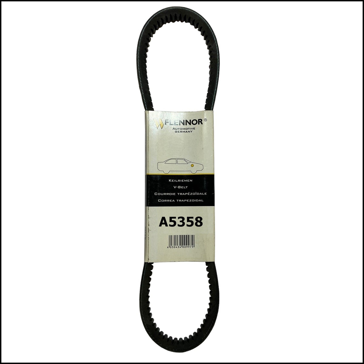 Cinghia Trapezoidale Alternatore Lunghezza 975x13 mm art.A5358 BIBA-RICAMBI