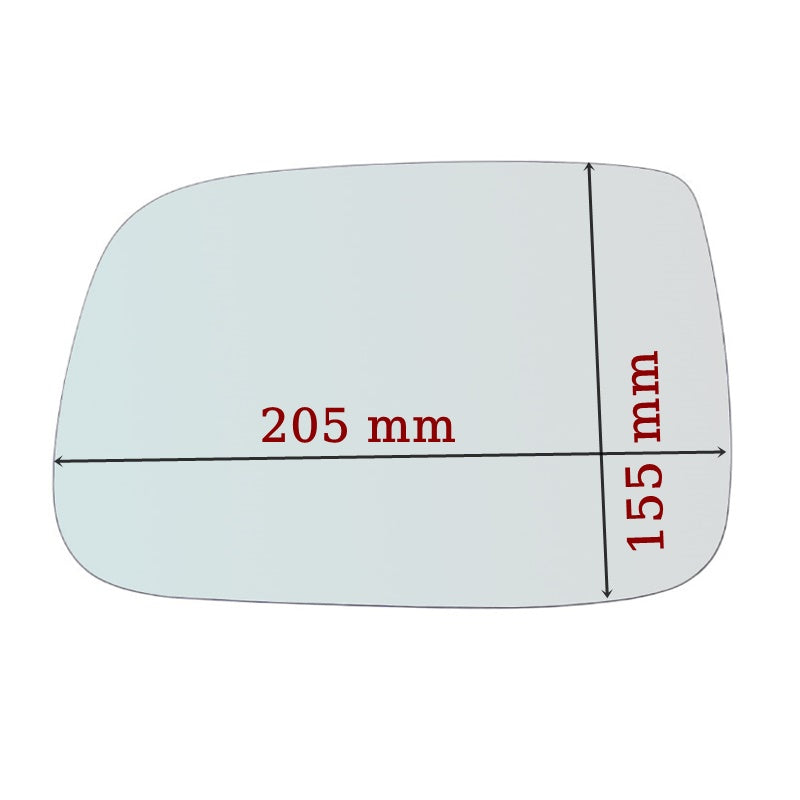 Vetro Specchio Retrovisore Lato DX-Passeggero Per Isuzu Rodeo dal 2002-2008