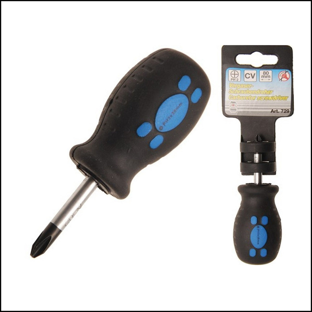G. CACCIAVITE EXTRA-CORTO A CROCE LUNGHEZZA 80 MM BIBA-RICAMBI