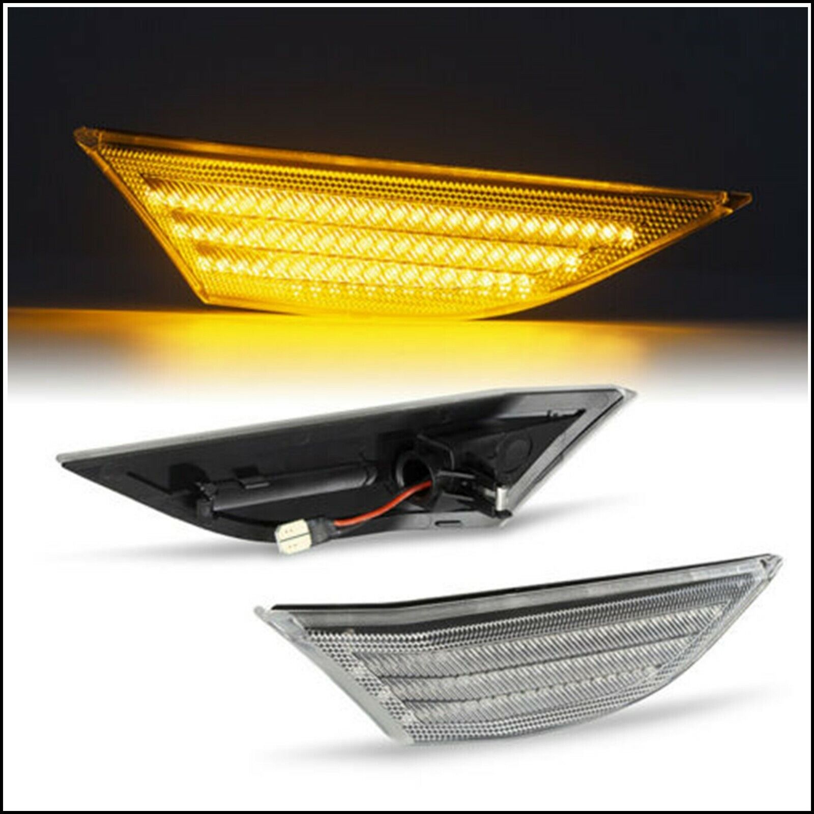 Indicatori Frecce Laterali a led Per Porsche 911 (911) 2011-2019 art.7512 BIBA-RICAMBI