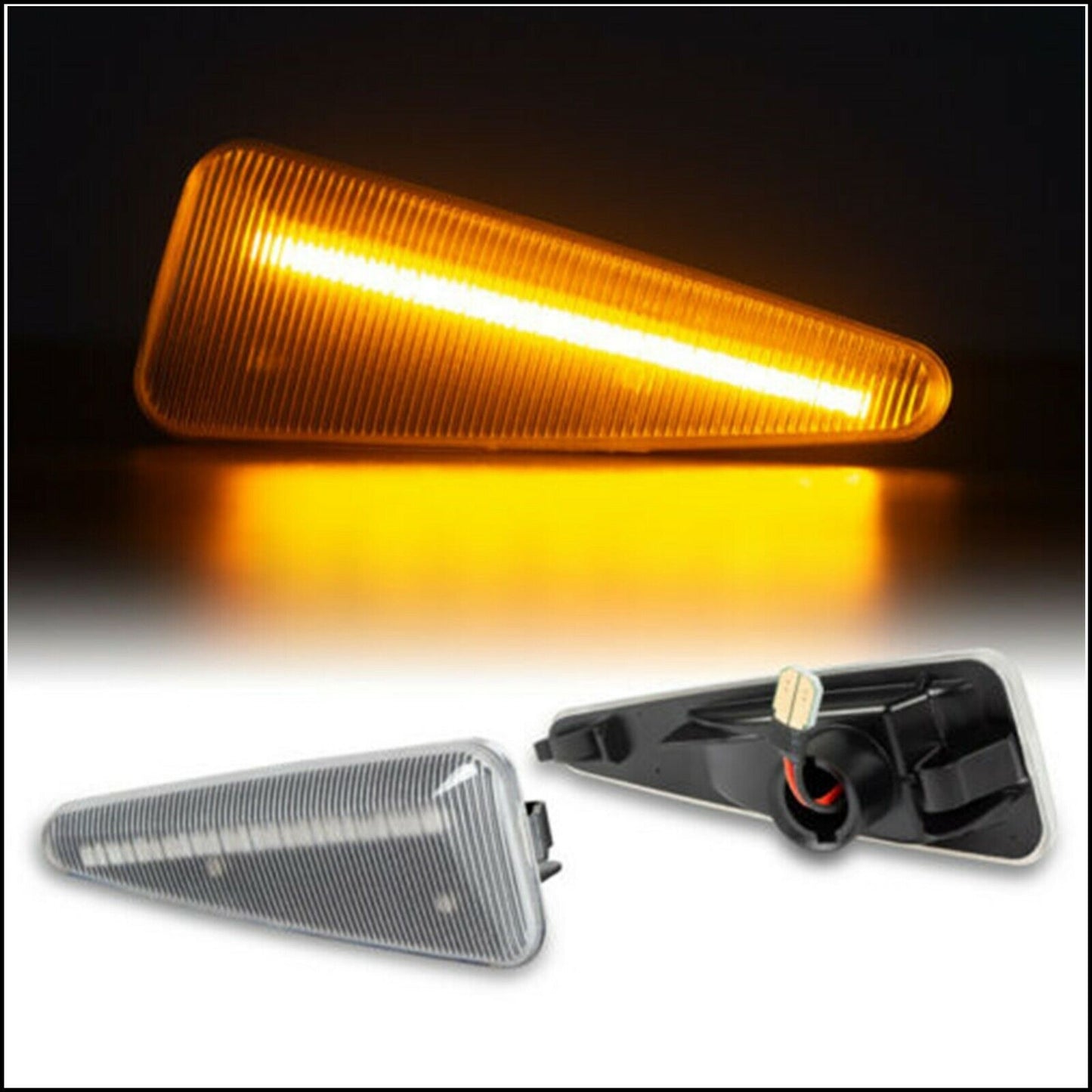Indicatori Frecce Laterali a led Per Dacia Sandero I dal 2008> art.73506 BIBA-RICAMBI