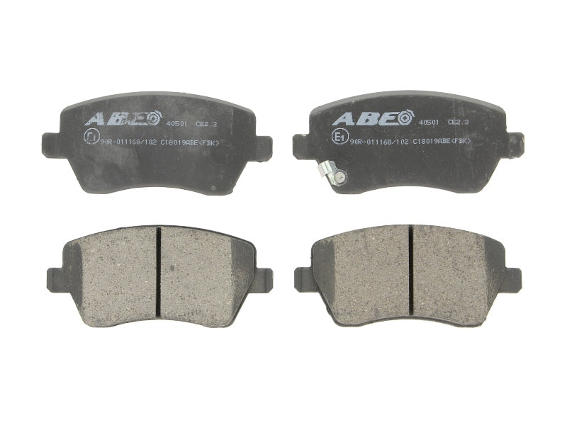 Kit 4 Pastiglie Freno Anteriori Compatibile Per Nissan Note Dal 2013> BIBA-RICAMBI
