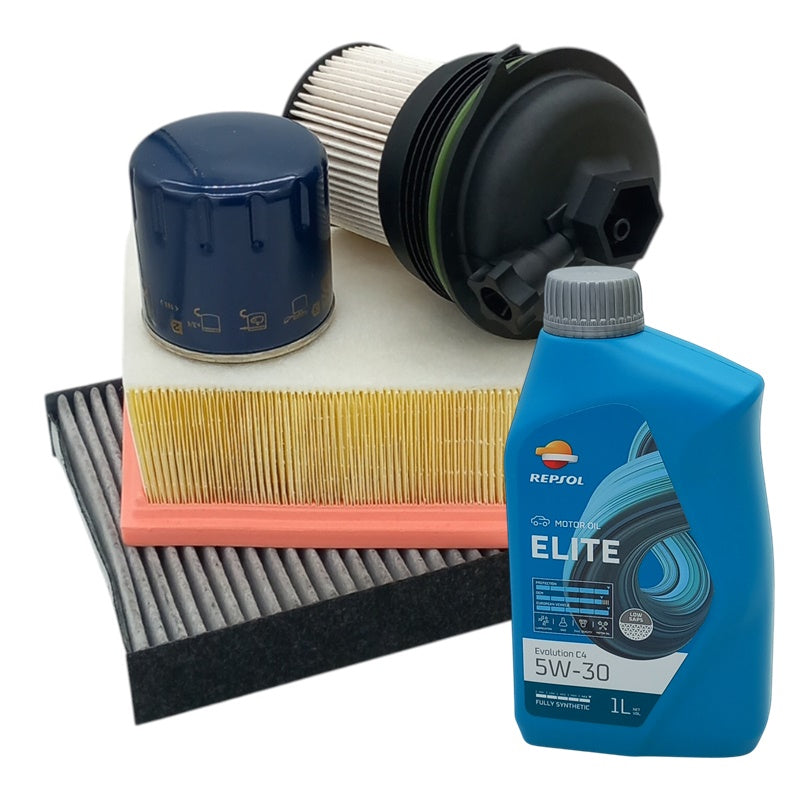 Kit Tagliando Filtri | Olio Specifico C4 Per Renault Scenic IV 1.5 dCi 81KW-110CV dal 2017> ABAKUS