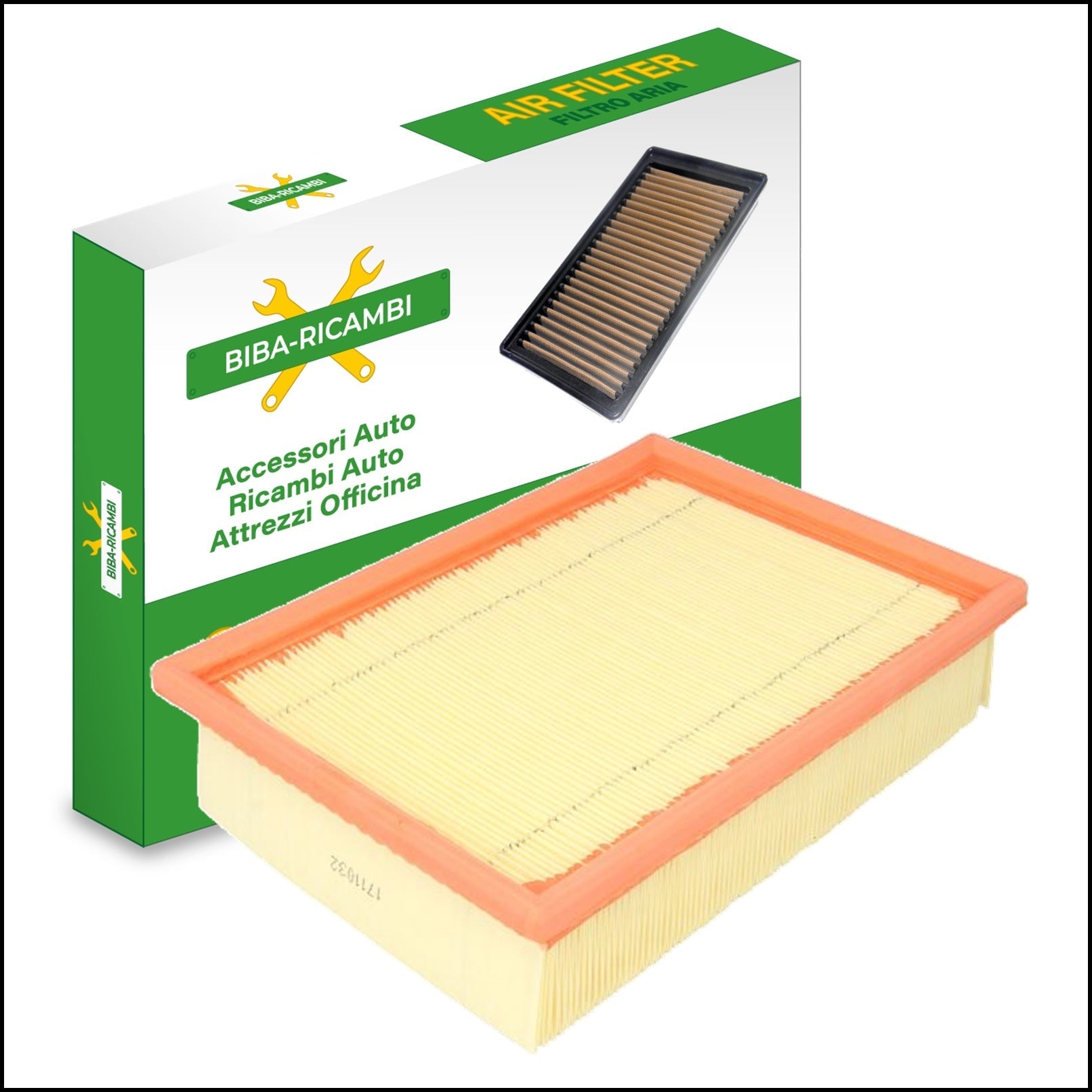 Filtro Aria Motore Adattabile Bmw Serie 3 (E46) 316i 77kw/105cv dal 1998> BIBA-RICAMBI