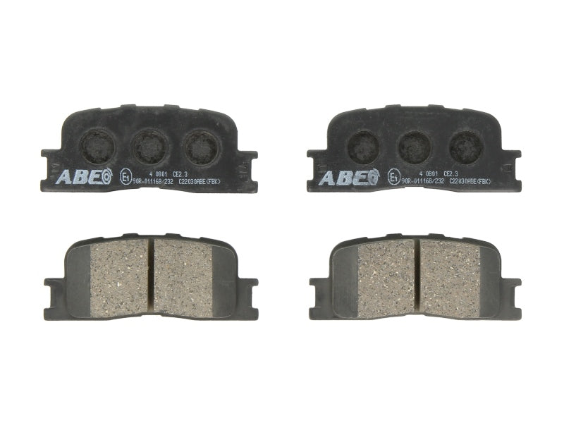 Kit 4 Pastiglie Freno Posteriori Compatibile Per Toyota Camry Dal 2001> BIBA-RICAMBI